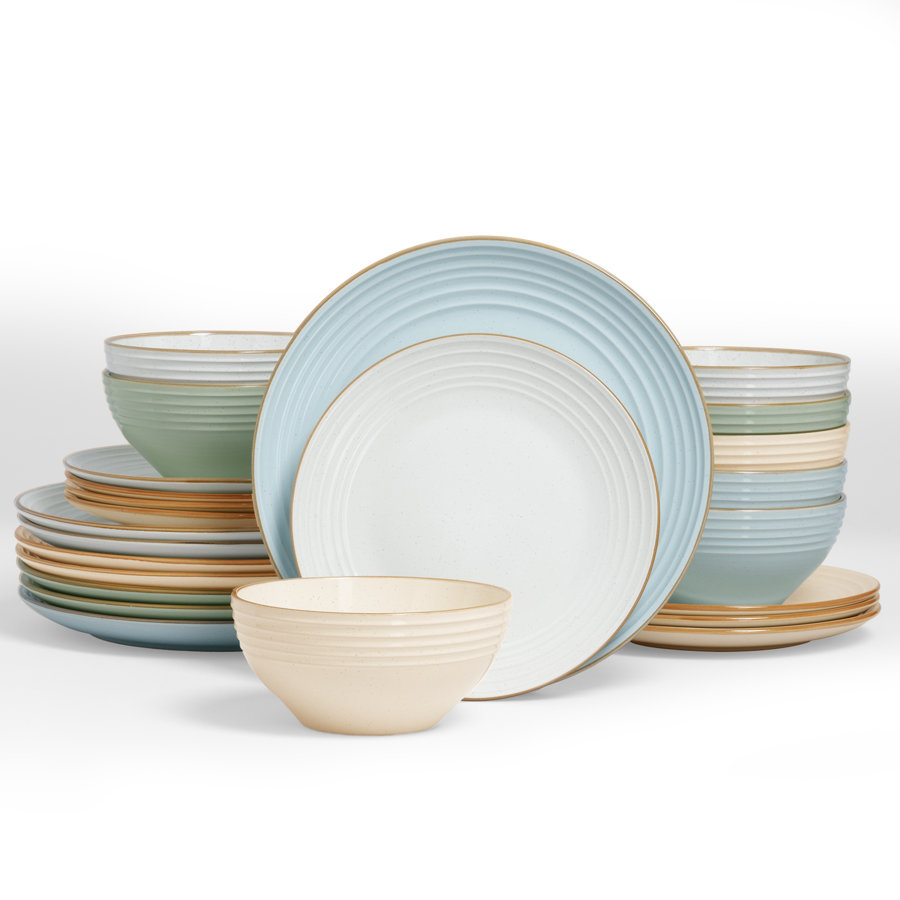  24 Piece Dinnerware Set, Dish Set for 8